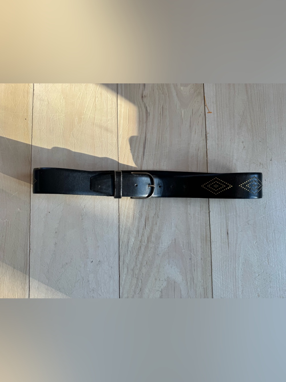 John Varvatos Aniline Kipskin Belt